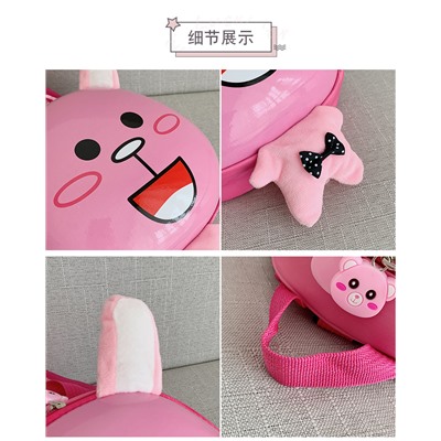 Рюкзак для малышей, арт РМ1, цвет:розовый поросёнок